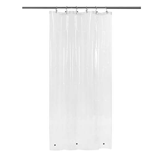 Barossa Design Narrow Shower Curtain Liner for Small Stall, Clear, 32x72 | 3 Magnets, 8G Heavy Duty PEVA, Waterproof, PVC Free, 6 Metal Grommets, 32 x 72 for Small Bathroom - color: 1a. Clear, size: 32"W x 72"L (Pack of 1)