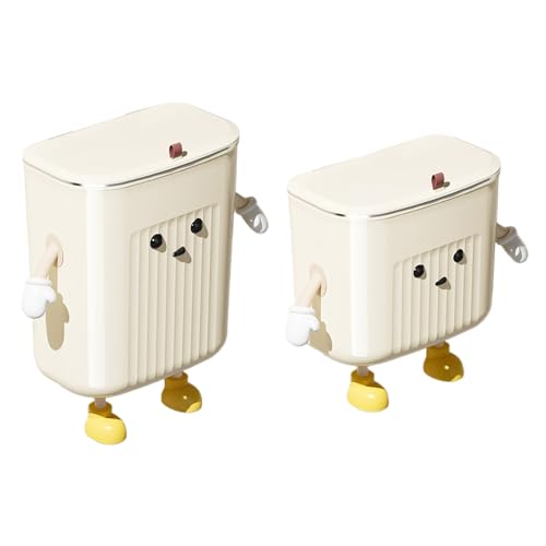 Hangings Kitchen Compost Bin With Lid Wall Mounted Trash Can Under Sink Cabinet Door For Bathroom Offices Home Decors Office Trash Can