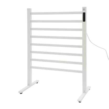 8-Bar Electric Towel Warmer Rack with Smart LED Display, Timer and Temperature Control & 4 Min Fast Heating, Freestanding Towel Warmer Aluminum Towel Drying Shelf for Bathroom, Home - size: 8 bars Single