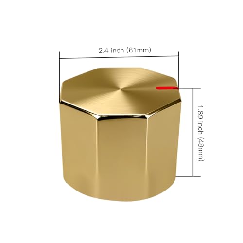All Metal Replacement for Moen Tub/Shower Lever Handle, Compatible with Moen Posi Temp Shower Handle and for Cartridge,Single Handle Faucets for Adjust Water Volume and Temperature,Knob Gold - color: Knob Gold