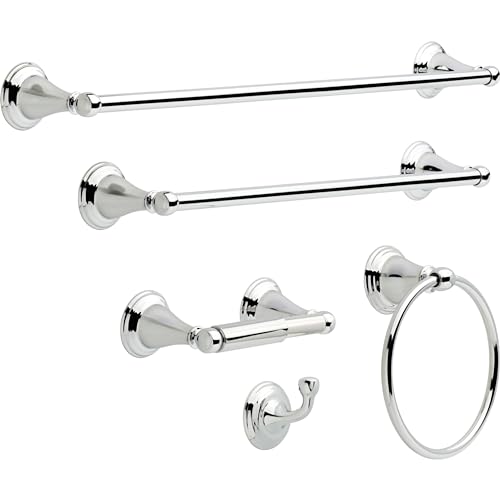 DELTA 70035 Windemere Towel Hook, Chrome (Pack of 3) - size: (Pack of 3)