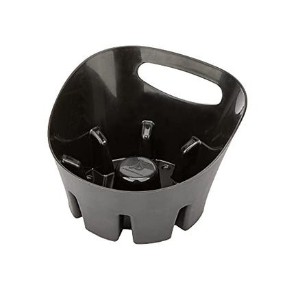JS Jackson Supplies Universal Black Plastic Drip Tray for Toilet Plunger - color: Black