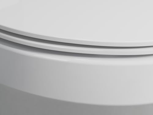 Kohler K-30783-0 Lithe Quiet-Close Elongated Toilet seat with Grip Tight Bumpers, White - style: Lithe