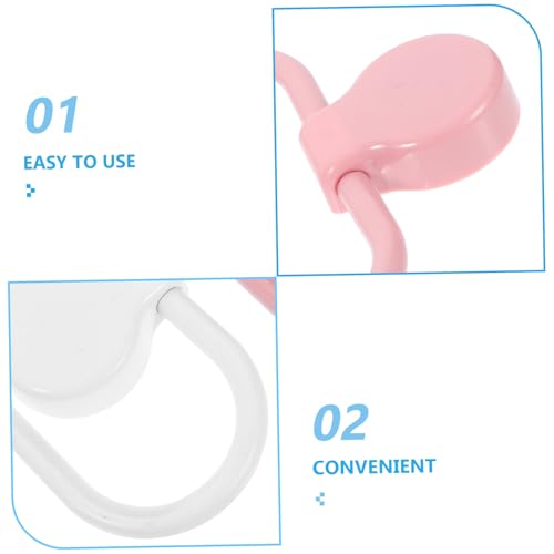 Uonlytech 2Pcs Self Adhesive Towel Ring Plastic Towel Holder for Bathroom and Kitchen No Drill Hand Towel Rack Versatile Adhesive Towel Rings for Easy Installation and Sturdy Use