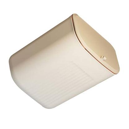 Hanging Trash Can,Wall Mounted Trash Bin Cabinet Door Hanging Trash Can No Drilling Required Suitable for Kitchen and Bathroom, White