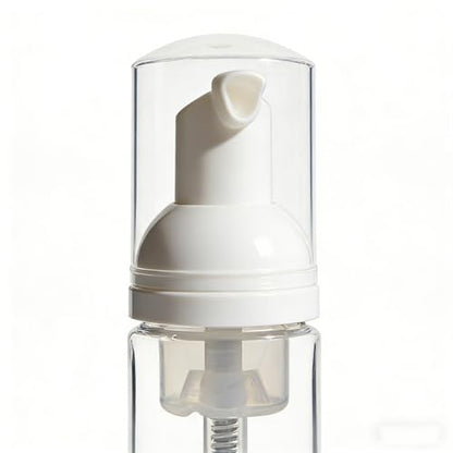 10Pack-30ml/1oz Foam Pump Bottle Refillable Clear Plastic Foam Mousse Pump Dispenser Bottle for Cleaning, Travel, Cosmetics Packaging