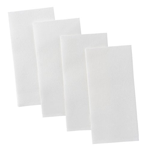 300 Pack Disposable Guest Hand Towels for Bathroom, Linen-Feel, Medium Size | Thick and Absorbent Cloth-Like Paper Napkins, Made in USA, White, 8x17 in, for Parties, Weddings, Events, Guest Bathrooms
