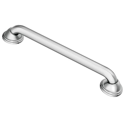 Moen LR8724D2CH Bathroom Safety 24-Inch Designer Stainless Steel Grab Bar with Concealed Screws, Chrome - color: Chrome