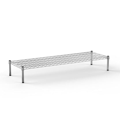 18" Deep x 54" Wide x 8" Height Wire Shelving Kit | 1-Tier | NSF Commercial Storage Rack Unit - size: 18" Deep x 54" Wide