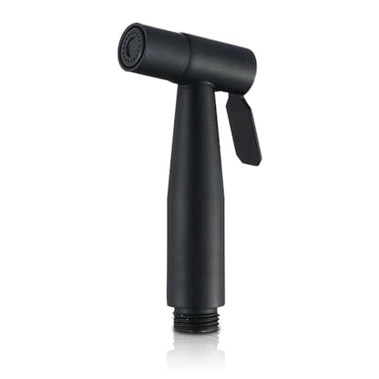 Handheld Bidet Sprayer for Toilet, Stainless Steel Bidet Head for Cloth Diaper, Pet Shower, Personal Hygiene Cleaning, G1/2 Hose Connectors (Black) - color: Black Sprayer Head