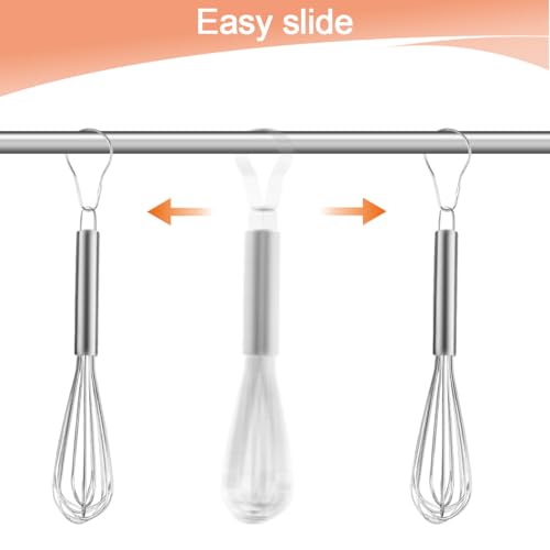 400 PCS Metal Shower Curtain Rings Hooks Bulk Rust Proof Hanging Shower Curtain Hooks Practical Stainless Curtains Ring for Home Bathroom Kitchen Rods Application, Silver - color: 400pcs Silver