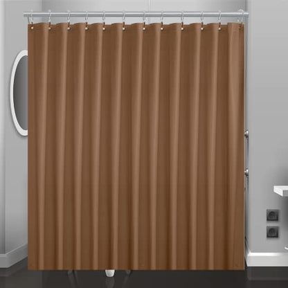 Khaki Plastic Shower Curtain Or Liner, 72x72 Inch Lightweight Sand Plastic Bathroom Shower Showroom Inner Curtain with Rustproof Metal Grommet Holes and Weighted Magnets - color: C04-khaki, size: 72"W x 72"L (Pack of 1)