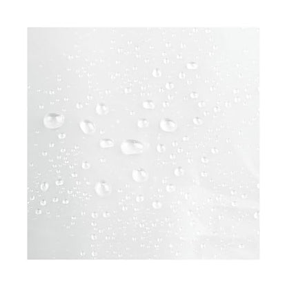 iDesign PEVA Waterproof Shower Curtain Liner, Frost, 72" x 70" | 12 Metal Grommets - color: Frost