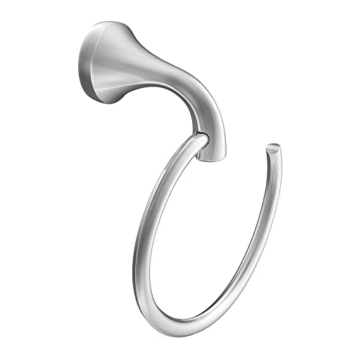 Moen YB2886CH Eva Bathroom Hand Towel Ring, Chrome - color: Chrome, size: 1 Count (Pack of 1)