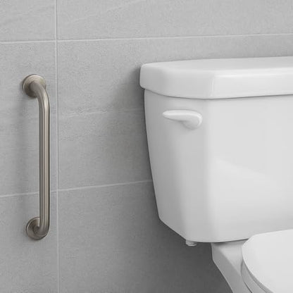 Commercial 30 Inch Stainless Steel Restroom Grab Bar, 1" Diameter Wall Mounted Grab Bar for Bathrooms and Showers - size: 30"