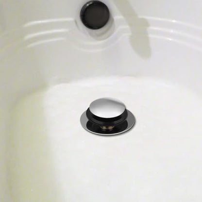 Bathtub Drain Stopper Copper Tub Drain Plug with Built-in Hair Catcher Pop-up Bathtub Strainer for Water Control Easy Install 2.95 X 2.95 X 1.57 in