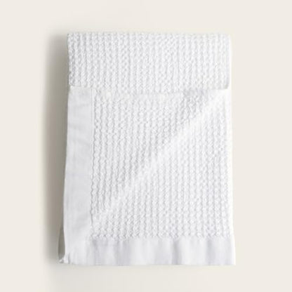 Sedona Waffle Bath Sheets, 410 GSM 100% Cotton, Set of 2, Oversized Towels, Ultra Soft & Absorbent, Lightweight Spa Towels, White - color: White, style: Bath Sheet (set of 2)