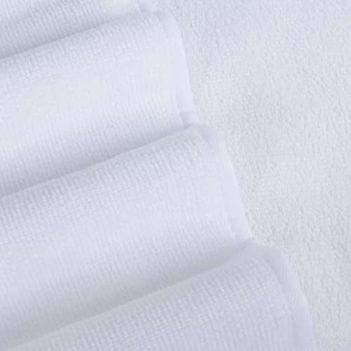 POLYTE Quick Dry Lint Free Microfiber Bath Sheet, 35 x 70 in, Pack of 2 (White) | 2 Pack, Oversize, Lint Free, Quick Dry - color: White