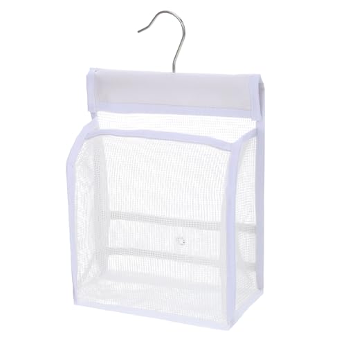 Mesh Shower Caddy Hanging, Hanging Mesh Shower Caddy Organizer, Portable Bathroom Storage Bag With Rotatable Hook For Dorm, Gym, Travel, RV And Swimming