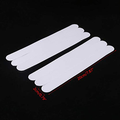 6pcs 20x2cm Anti Non Slip Bath Mat Grip Stickers Shower Strips Flooring Anti Strips for Floor Roll Bathtub for Textured Tub Bathroom for Toilet Bathtub Sticker Wall Decor