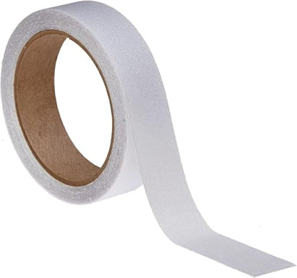3M Safety-Walk Slip Resistant Tape, 1 in x 15 ft, Anti Slip Clear Tape, Self-Adhesive Backing, Quick & Easy Application, Durable & Long-Lasting (220C-R1X180), 3-Pack - size: 1 Inch (Pack of 3)