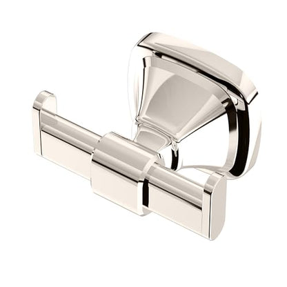 Gatco 5515PN Beverly Robe Hook | Elegant Wall Hook for Robes, Towels, and Clothes | Luxury Design, Durable Metal | Polished Nickel Finish - color: Traditional Polished Nickel