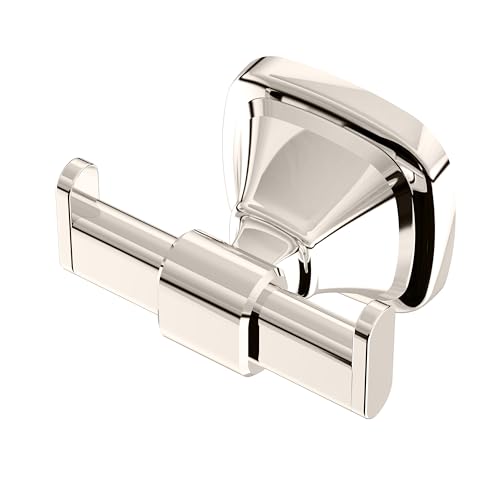 Gatco 5515PN Beverly Robe Hook | Elegant Wall Hook for Robes, Towels, and Clothes | Luxury Design, Durable Metal | Polished Nickel Finish - color: Traditional Polished Nickel