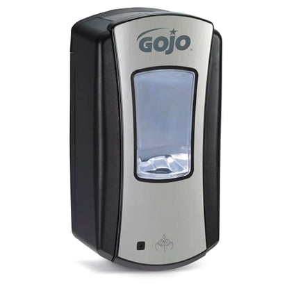 GOJO LTX-12 Automatic Foam Hand Soap Dispenser Chrome 1200mL 1ct - 1919-01 - color: Chrome/Black