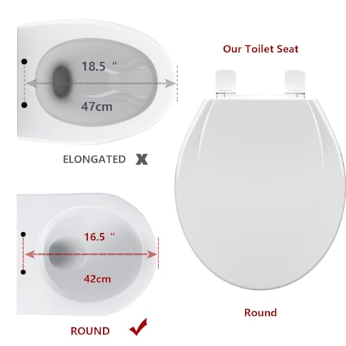 Slow Close Elongated Toilet Seat with Child Seat - Soft Quiet Closing Lid, Toilet Seat Replacement Easy Clean & Quick Install Design, Stain-Resistant PP Material, Universal Fit for Most Toilets, Blue | Soft Quiet Closing Lid, Toilet Seat Replacement Quick
