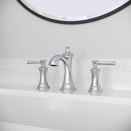 Signature Hardware 948585 Beasley 1.2 GPM Widespread Bathroom Faucet with Pop-Up Drain Assembly - Aged Brass | Includes - Pop-Up Drain Assembly - Aged Brass - color: Aged Brass