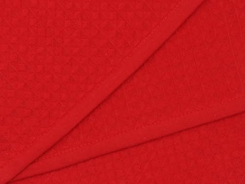 Washcloths Cotton Dish Cloths, 8 Pack,12”x12”,Red Dish Rags | Absorbent Wash Cloths For Bathroom&Kitchen, Soft Kitchen Washcloths Wash Rags, Double Deck Small Hand Towels For Kicthen - color: Red