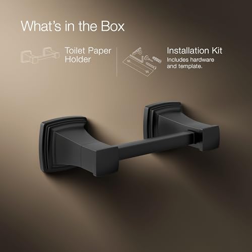 KOHLER RIFF™ TOILET TISSUE HOLDER - color: Matte Black, style: Toilet Tissue Holder