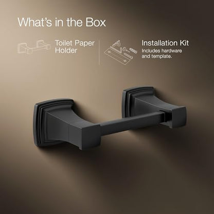 KOHLER RIFF™ TOILET TISSUE HOLDER - color: Matte Black, style: Toilet Tissue Holder