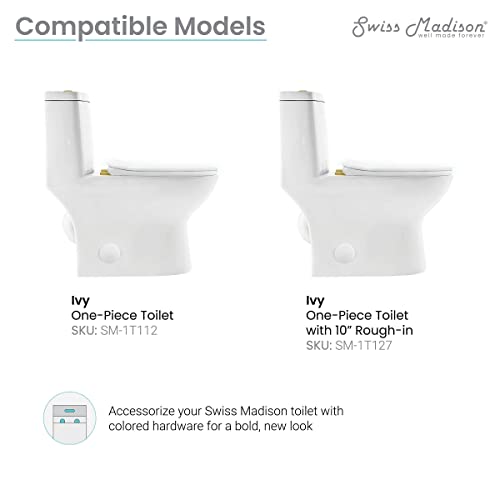 Toilet Hardware Brushed Gold (SM-1T112) - color: Brushed Gold