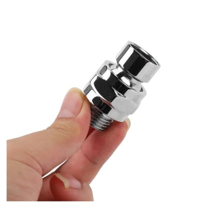 4X Brass Chrome Ball Joint Shower Arm Head Angle Adjustable Swivel Adapter