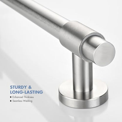 Shower Slide Bar 30-Inch with Adjustable Handheld Shower Head Holder for Bathroom Wall Mount SUS 304 Stainless Steel Brushed Nickel Finish