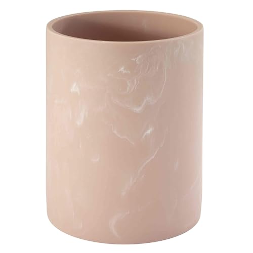 Nicole Miller - Wastebasket, Decorative Trash Can, Dorm Room Essentials (Kendall Collection, Clay) - color: Clay, size: Wastebasket