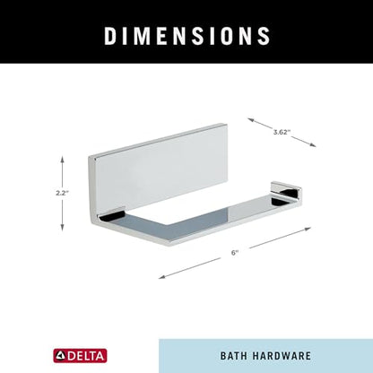 Delta Single Post Toilet Paper Holder | Polished Chrome | Wall Mount | Vero Bathroom Accessories
