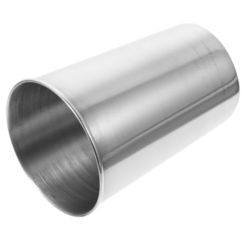 Stainless Steel Tumbler Cup Multipurpose Drinking Glass for Water Juice and Beverages Elegant Silver Design for Bathroom and Home Use - size: 8.50X6.00X6.00CM
