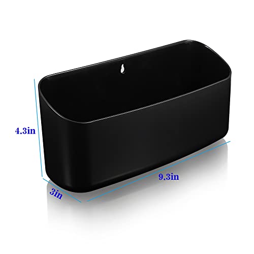 Picowe Magnetic Laundry Storage, Large Lint Holder Bin for Laundry Room, Space-Saving Trash Container Hanging on Dryer, Washer or Wall Mount Trash Bin, M - Black - size: M - Black