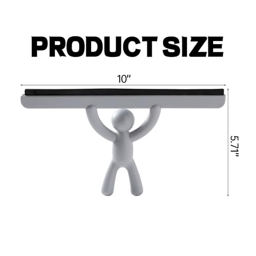 Shower Squeegee for Glass Doors, Window Squeegee for Shower Glass Cleaning