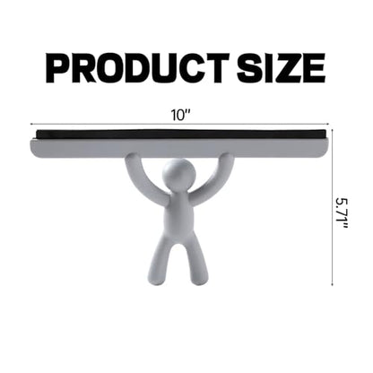 Shower Squeegee for Glass Doors, Window Squeegee for Shower Glass Cleaning