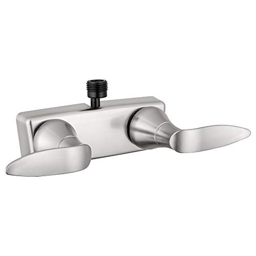 Dura Faucet DF-SA100LH-SN RV Shower Valve Diverter (Satin Nickel) | RV shower valve diverter - switches spout to shower head. Brushed Satin Nickel finish. - color: Brushed Satin Nickel