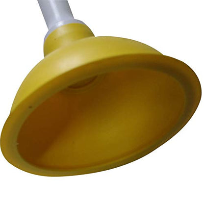 Drain Plunger, Mini Sink Unclogger, Small 4-Inch Clog Remover | Rubber Cup Hand Plumber Helper, Force Tiny Compact Tool with 9" Short Handle for Kitchen Bathroom, Toilet, Shower, Bath Tub - color: Yellow