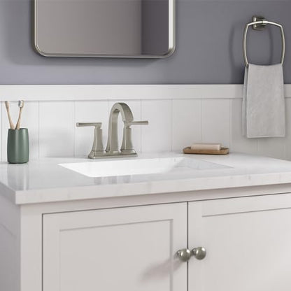American Standard 7426201.295 Belmeade Two-Handle 4-Inch Centerset Bathroom Faucet, 1.2 GPM, Brushed Nickel - color: Brushed Nickel
