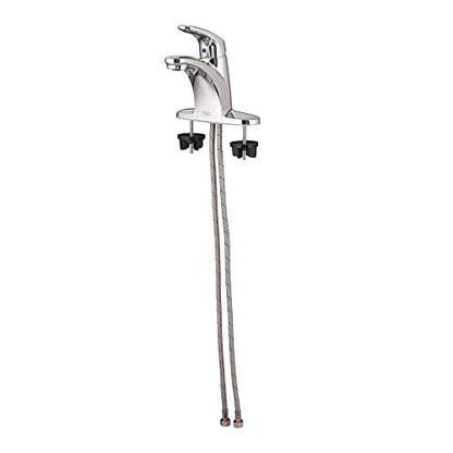 American Standard Colony Pro Single-Handle Bathroom Sink Faucet with Metal Drain, 1.2 GPM, Polished Chrome 7075000.002 | Single-Control Bathroom Faucet: Drip-Free, Memory Valve, Water-Saving, Easy Install with Metal Body & Drain | 7075000.002