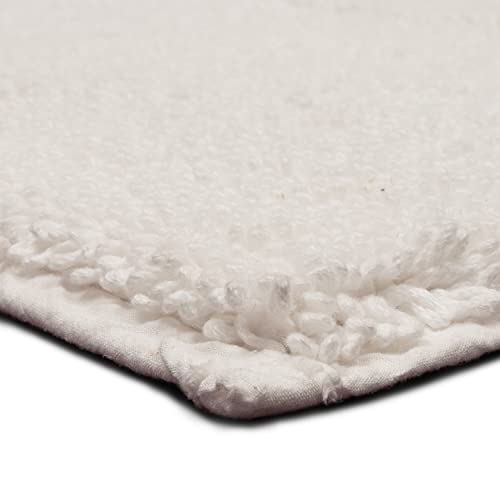 Mohawk Home Classic Cotton White 2' x 5' Bath Mat - color: Off White, size: 2' x 5' (Rectangular)