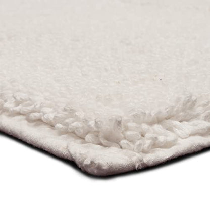 Mohawk Home Classic Cotton White 2' x 5' Bath Mat - color: Off White, size: 2' x 5' (Rectangular)