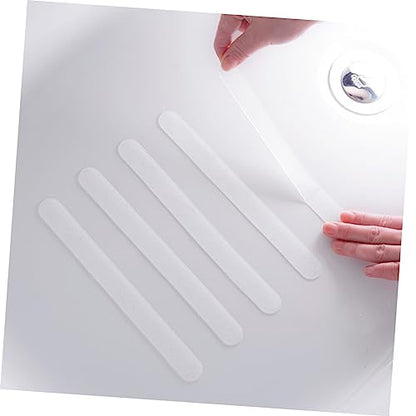 1set Slip Sticker Strips for Stairs and Bathroom Strong Adhesion Non Skid Tape for Smooth Surfaces Easy Installation Safety for Family Use 20pcs