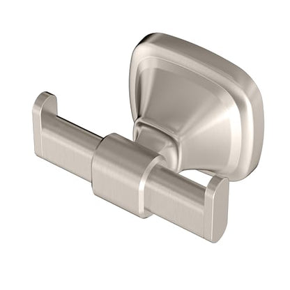 Gatco 5515SN Beverly Robe Hook, Satin Nickel, Wall-Mounted Bathroom Hook for Robes, Towels, and Clothing, Durable Metal Luxury Design - color: Traditional Satin Nickel